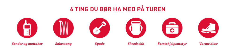 6 ting til skredturen