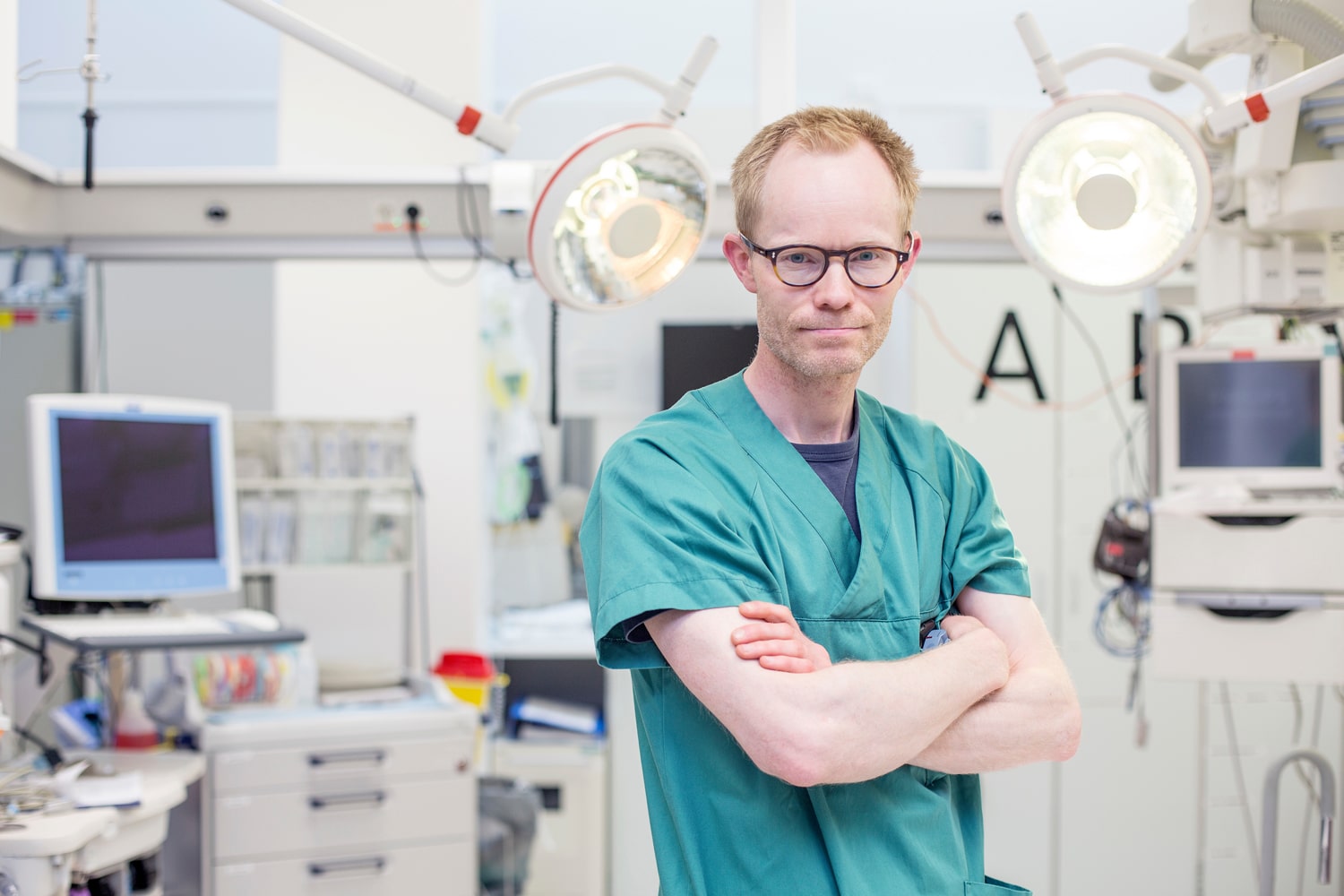 Daniel Bergum lege ved St.Olavs hospital og forskningstipendiat i Norsk Luftambulanse