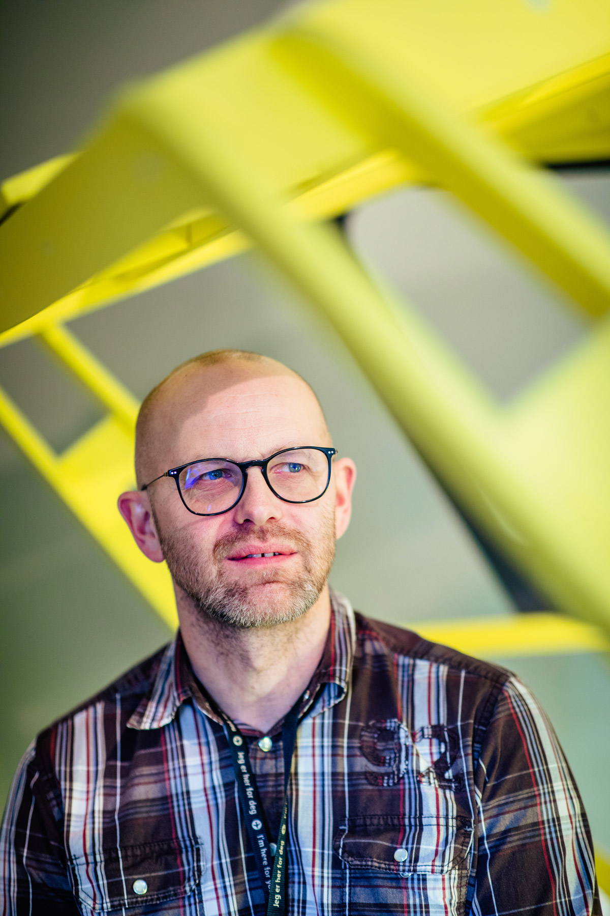 Portrett av Erik Normann, flyger i Norsk Luftambulanse