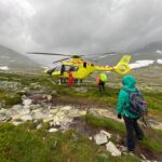 På ett sekund ble søndagsturen til en redningsaksjon