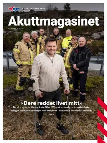 Forsiden til Akuttmagasinet utgave 3, 2025