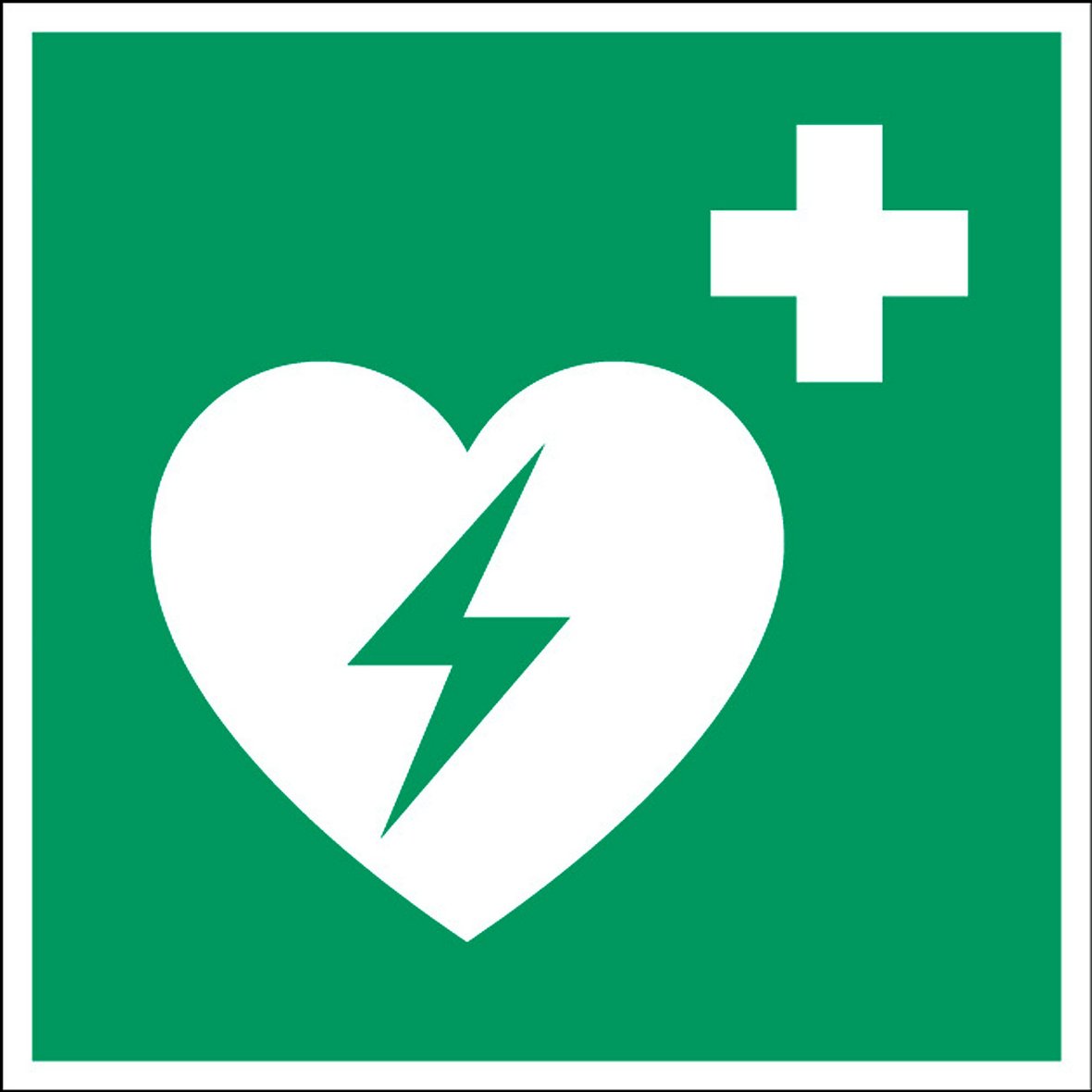 Symbol hjertestarter