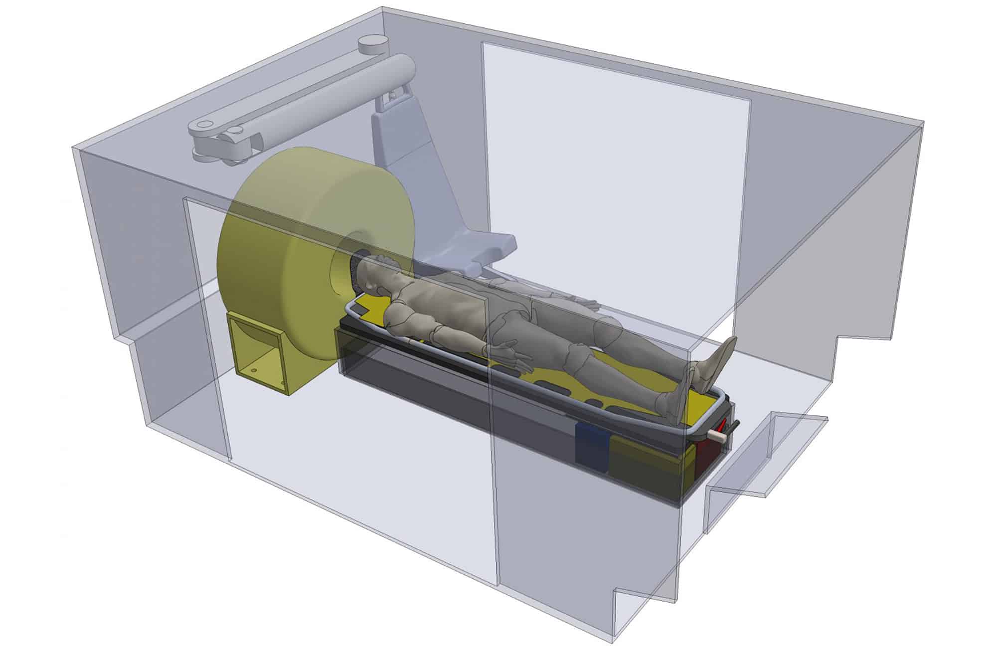 Illustrasjon av en CT-maskin 