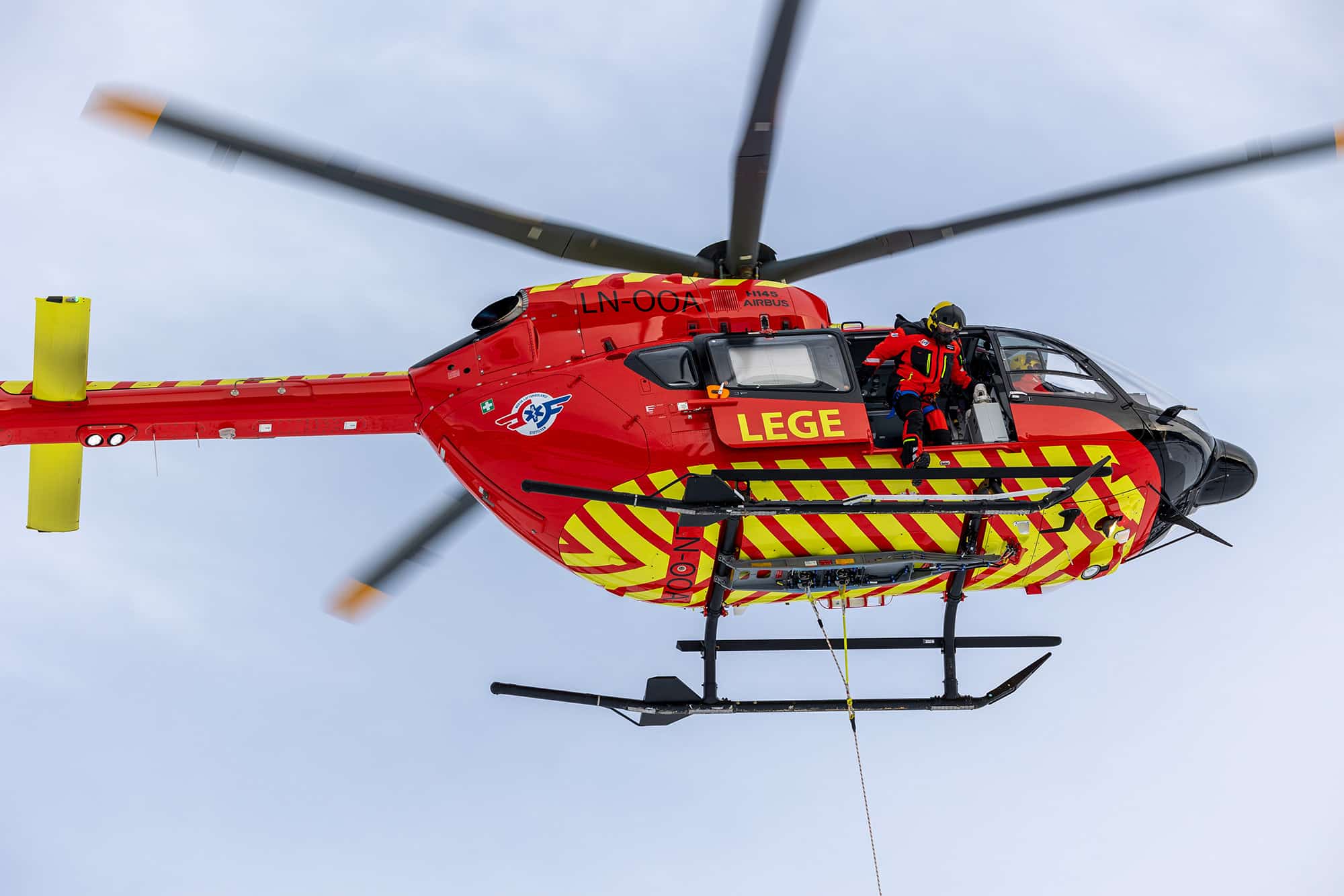 The Norwegian Air Ambulance Foundation presents its Research & Development Helicopter to AirMed 2022.