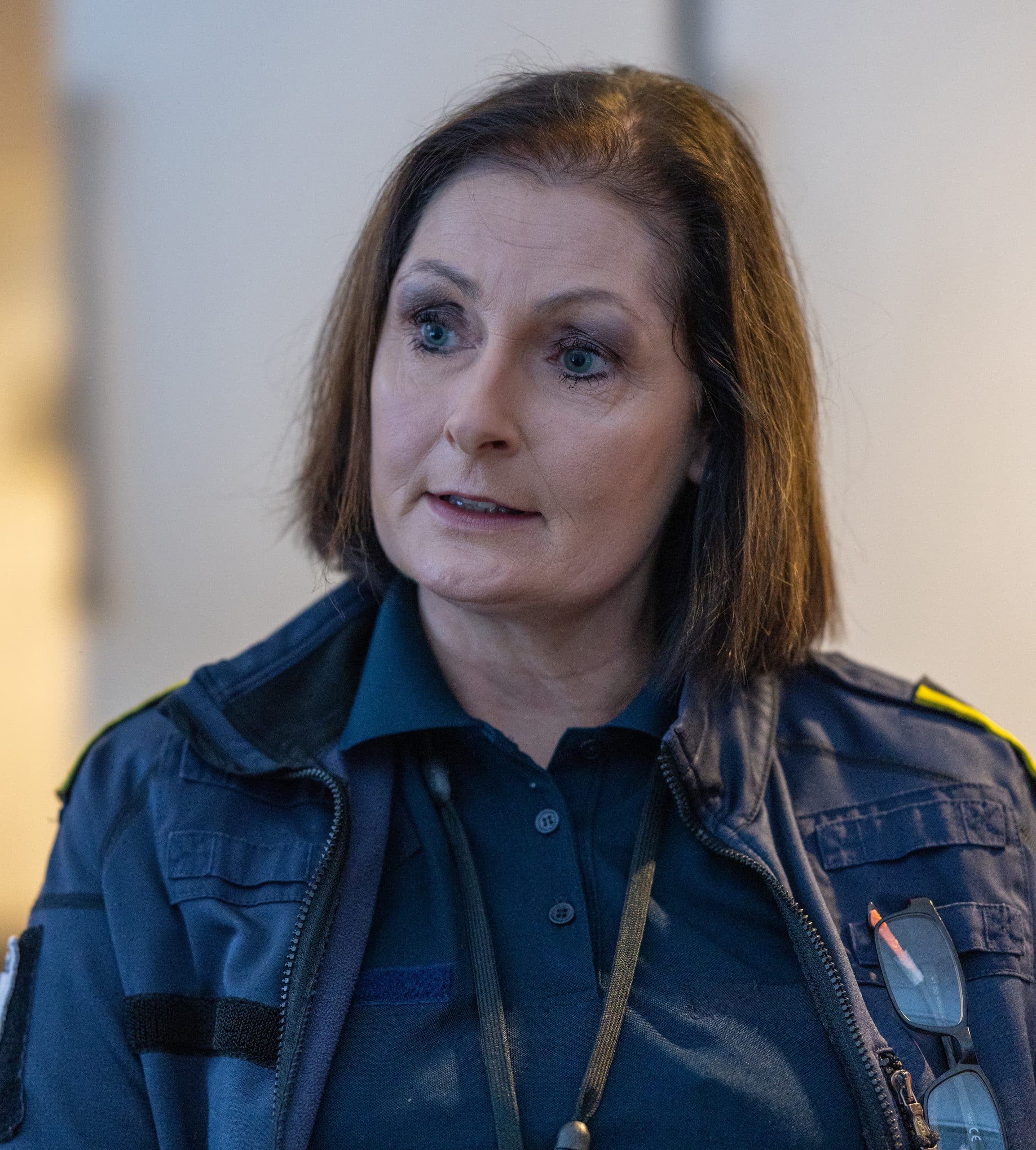 Portrett av ambulansearbeider May-Liss Thorvaldsen 