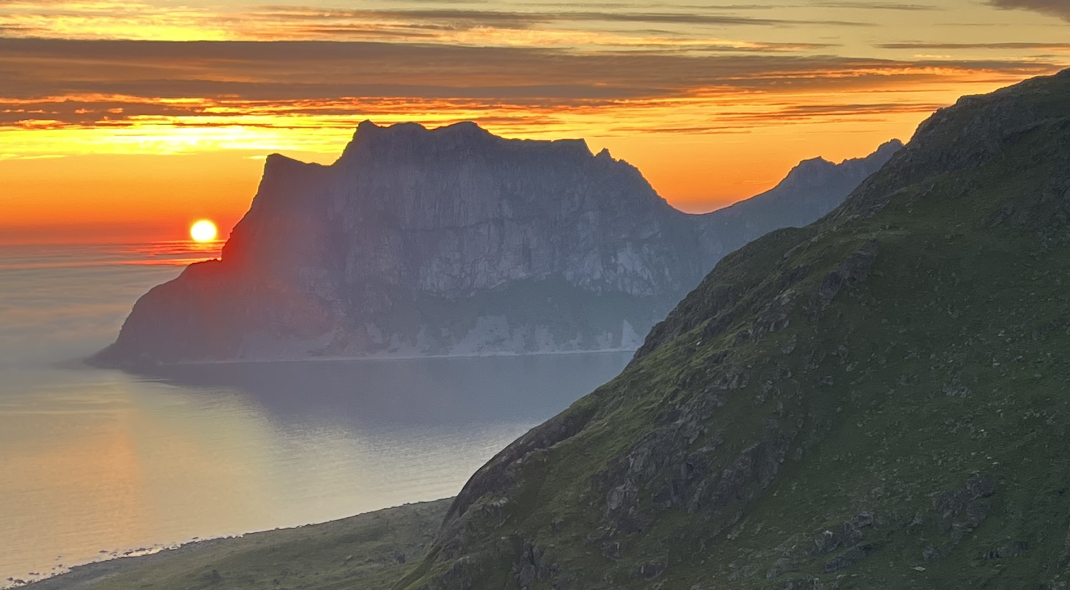 Utsikt fra Mannen i Lofoten