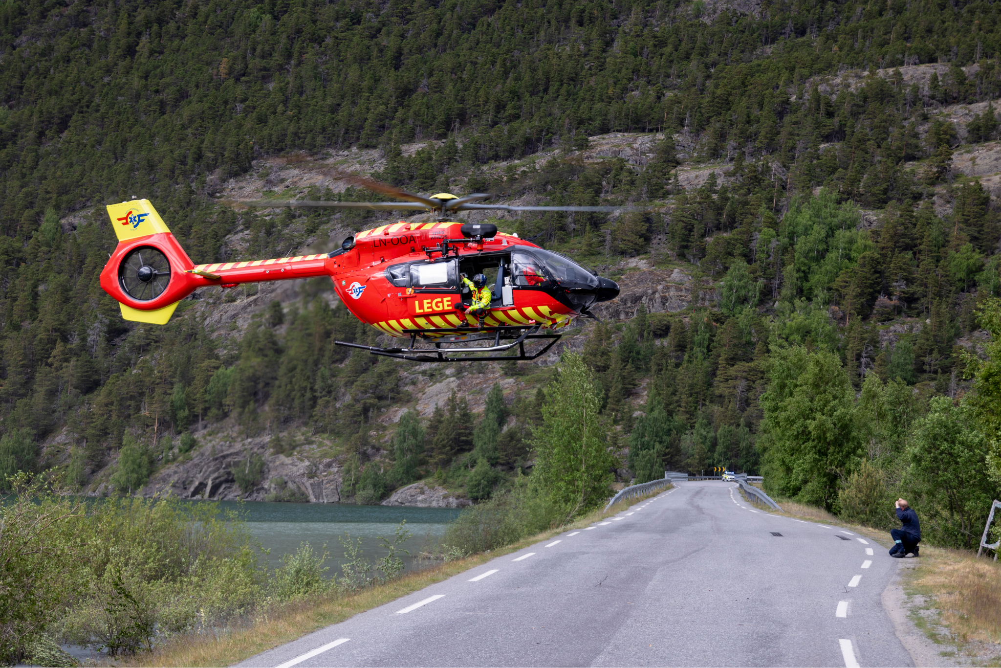 Utviklingshelikopteret på øvelsen Ulendt i Lom.