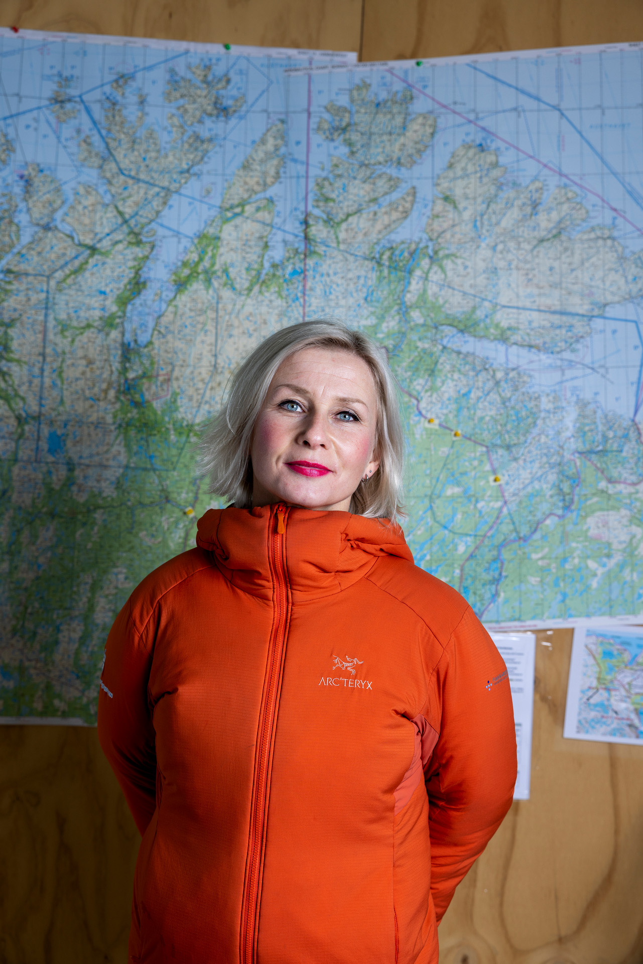 Portrett av Hilde Wara, sjeflege i Stiftelsen Norsk Luftambulanse. Foto: Thomas T. Kleiven.