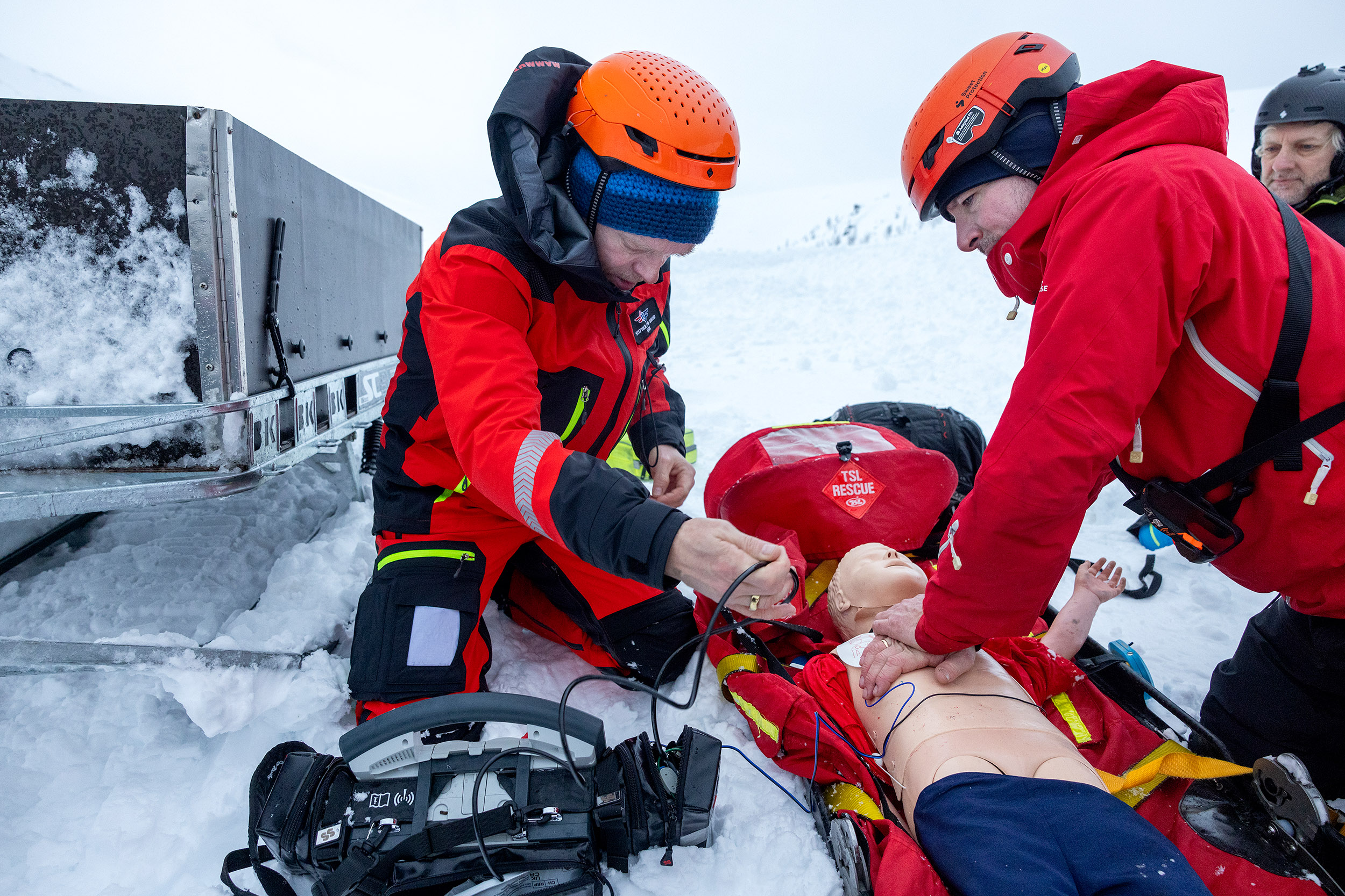 Helikoptercrew trener. HEMS Camp Tromsø 2025.