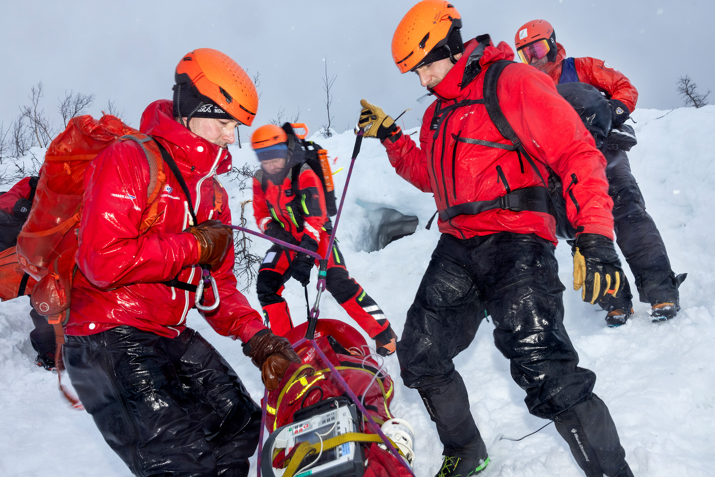 Helikoptercrew trener. HEMS Camp Tromsø 2025.