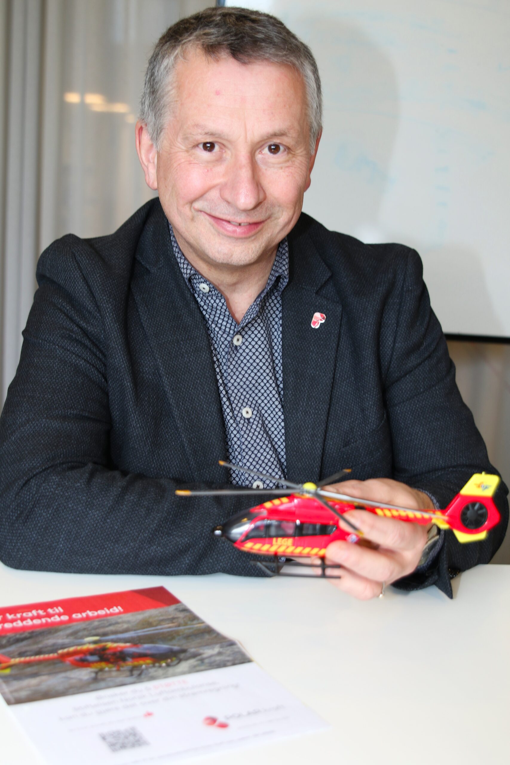 Strømsjefen: Adm.dir. i Polar Kraft Herold Myrland er stolt over at så mange kunder har valgt Luftambulansestrøm.