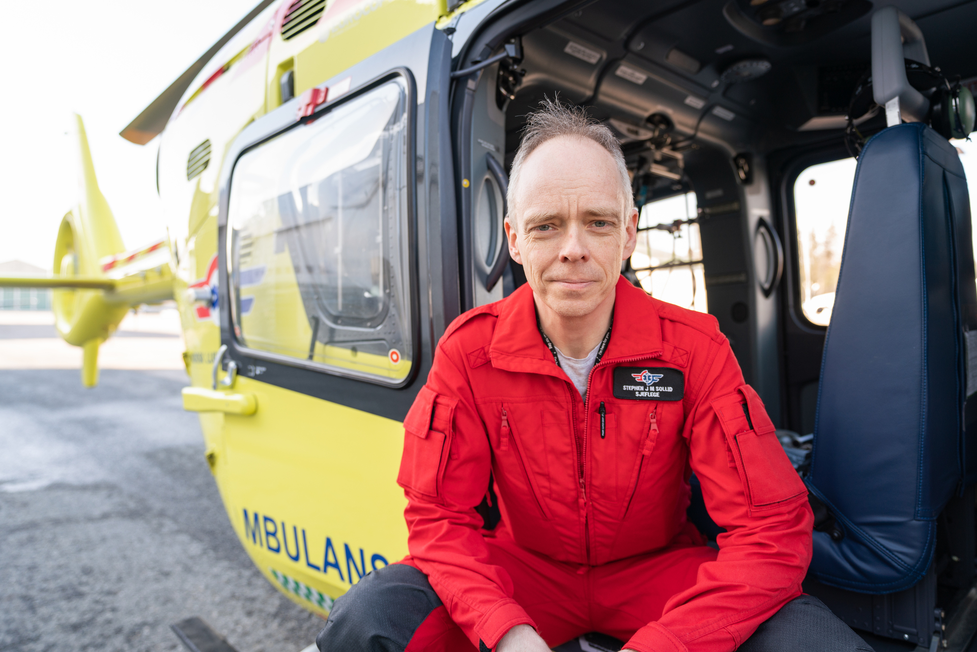 Generalsekretær i Stiftelsen Norsk Luftambulanse Stephen Sollid.