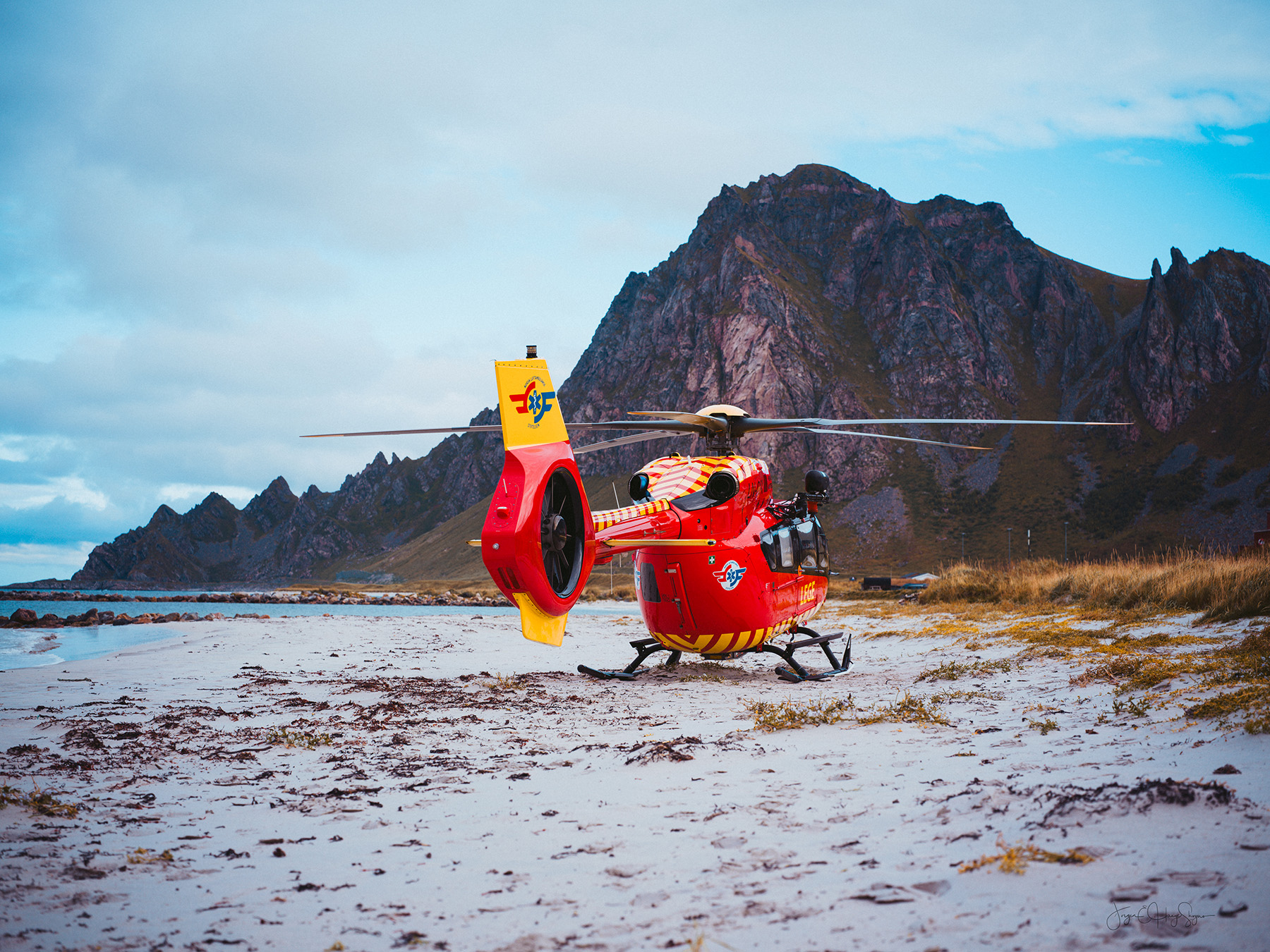 Utviklingshelikopter på Andøya 
