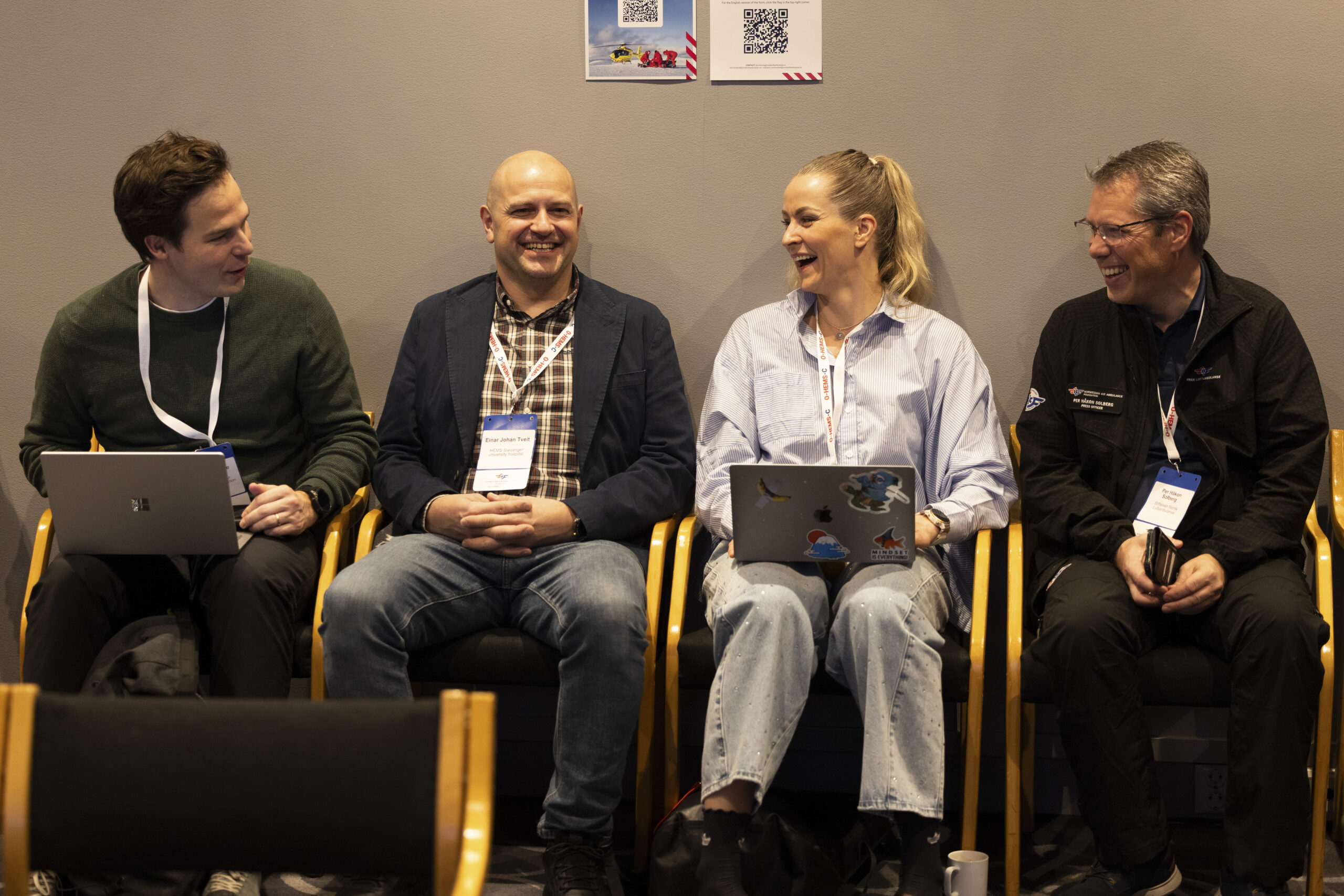 Networking at Oslo HEMS Conference