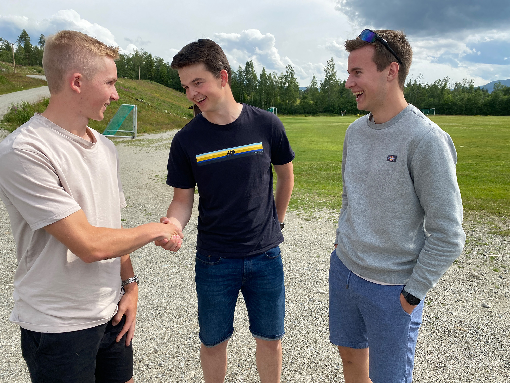 Andreas Haugen, Harald Hougsrud og Markus Kjensrud