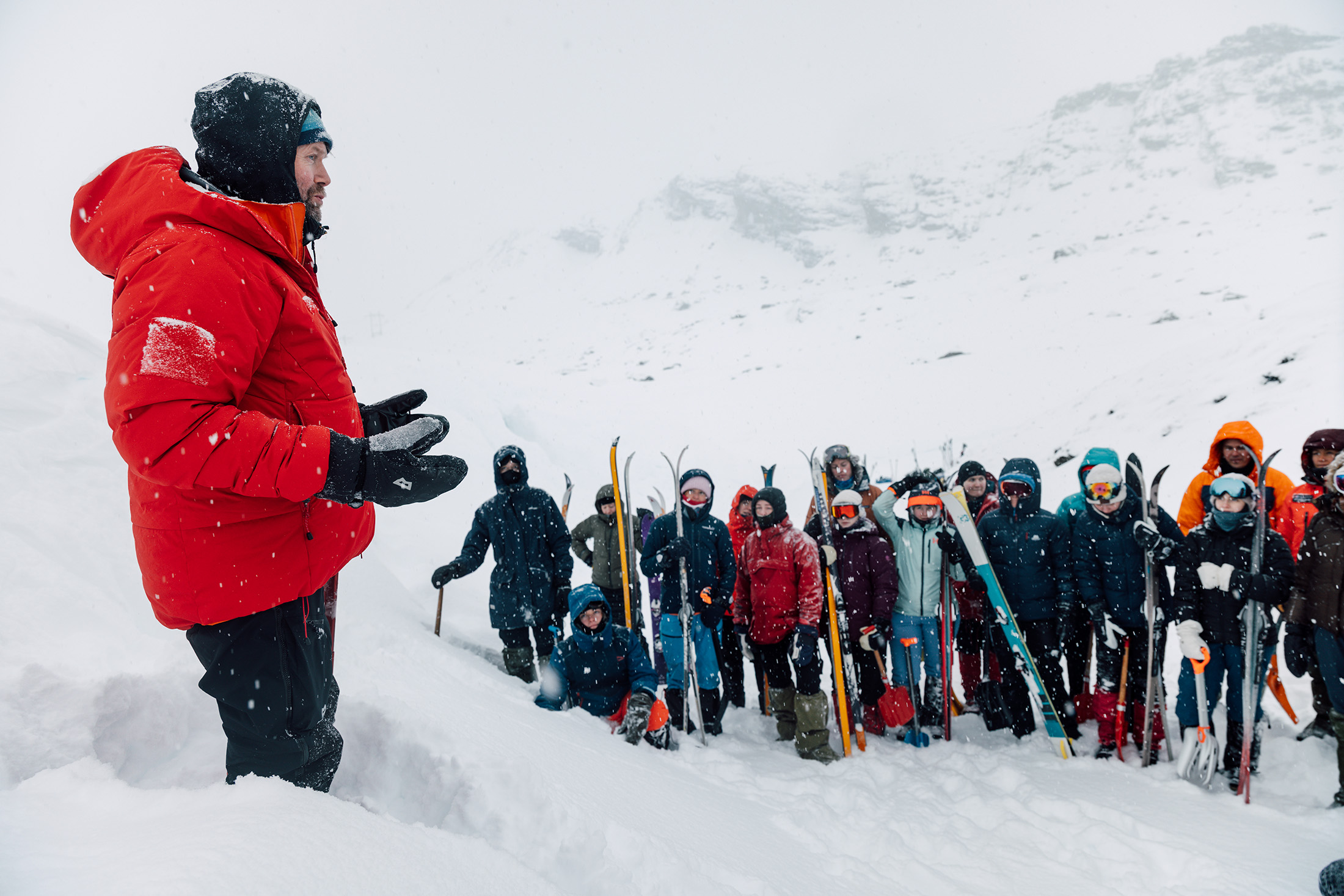 Instruktør og studenter