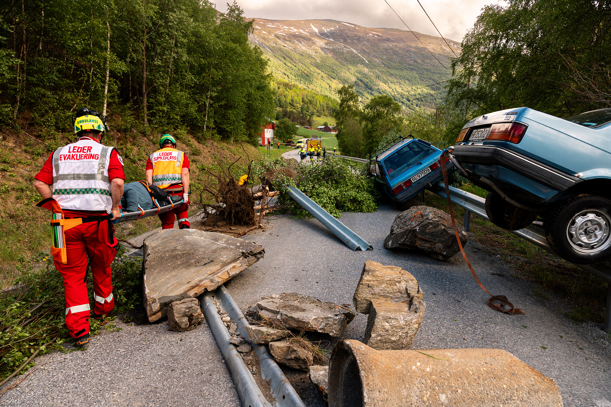 Øvelse trafikkulykke