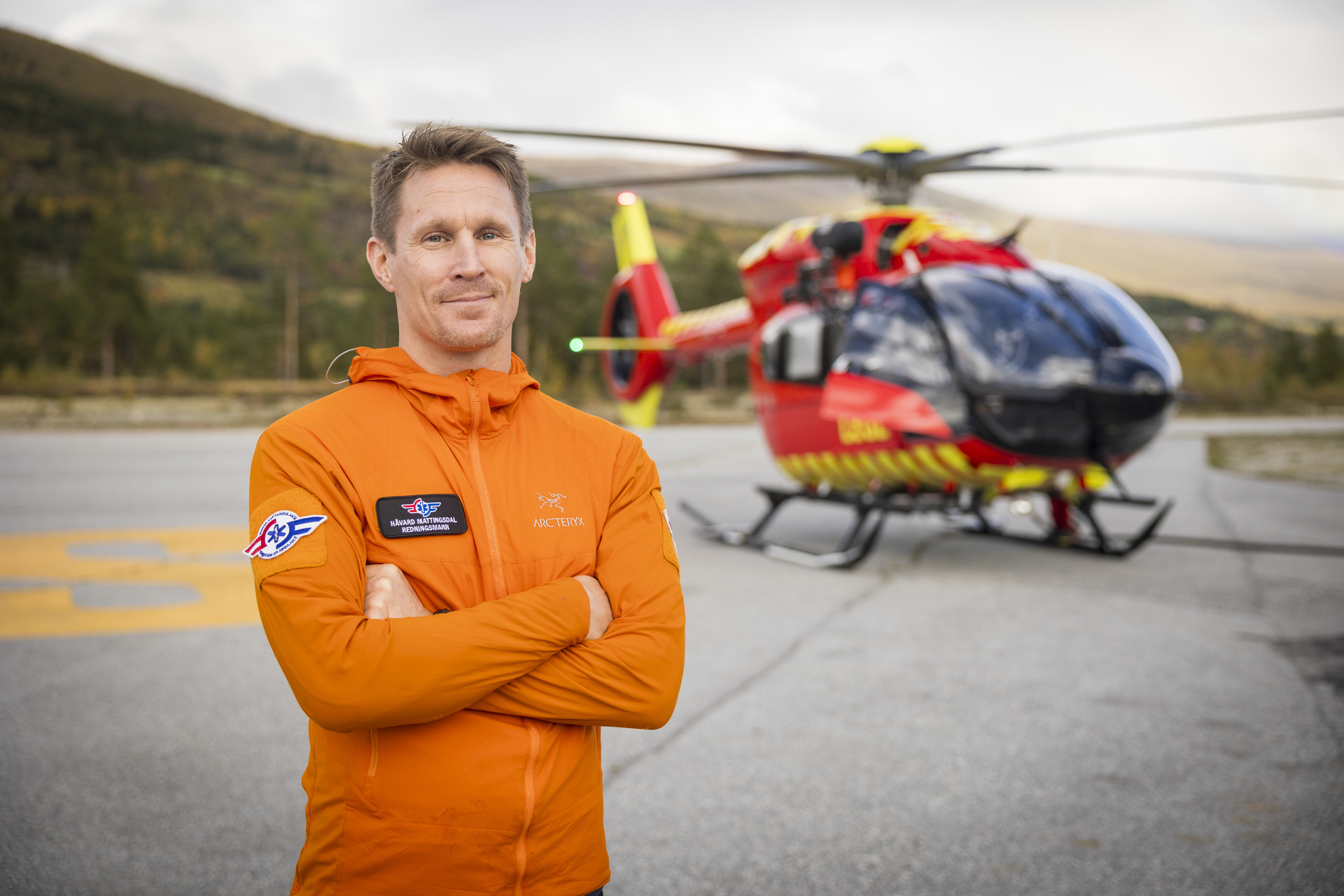 Håvard Mattingsdal, HEMS Technical Crew Member and PhD candidate at the Norwegian Air Ambulance Foundation
